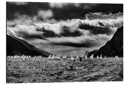 Tableau en aluminium Lake Garda Meeting Optimist