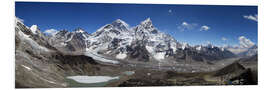 Hartschaumbild Sagarmatha Nationalpark Panorama