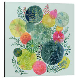 Magnettafel Kaktus-Kreise