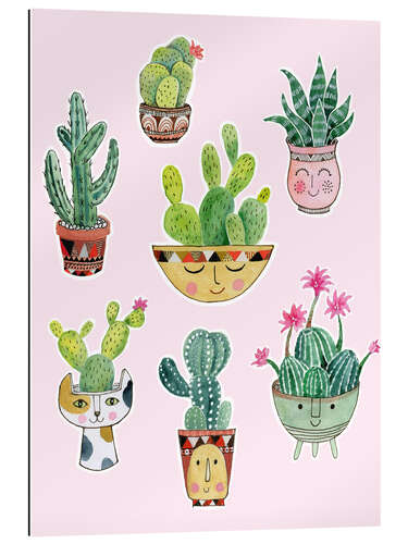 Gallery print funny succulents