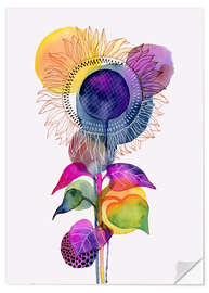 Wall sticker Sunflower abstract