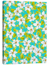 Canvas print White Florals