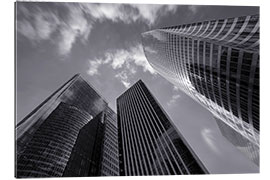 Tableau en plexi-alu Scyscrapers La Défense Paris