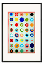 Gerahmter Kunstdruck Komposition Nummer 17