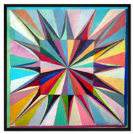 Gerahmter Kunstdruck Leuchtende Box 2