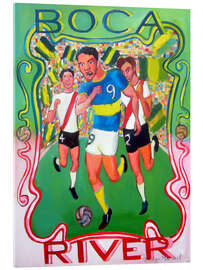 Acrylglasbild Boca Juniors 4