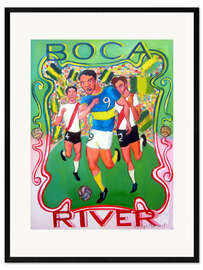 Gerahmter Kunstdruck Boca Juniors 4