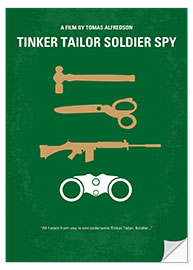 Wandsticker Tinker Tailor Soldier Spy