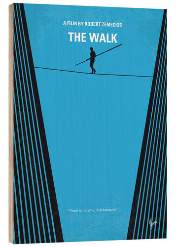 Stampa su legno The Walk