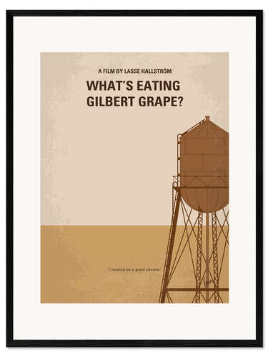 Impression artistique encadrée Gilbert Grape (anglais)