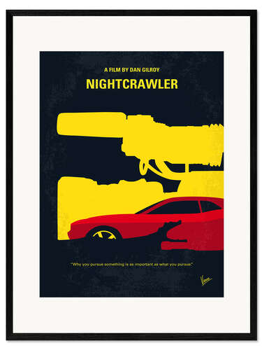 Innrammet kunsttrykk Nightcrawler