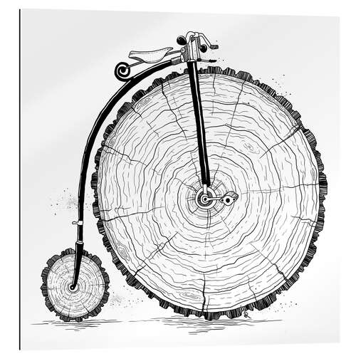 Gallery print Wooden bicycle