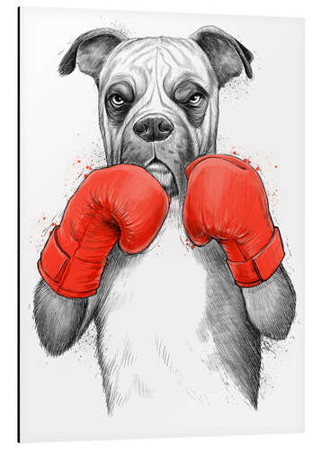 Quadro em alumínio Boxer boxeador