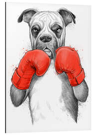 Magnettafel Deutscher Boxer