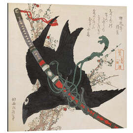 Magnettafel Der kleine Rabe mit dem Minamoto Schwert