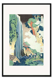 Gerahmter Kunstdruck Ono-Wasserfall auf dem Kisokaido