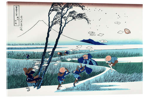 Acrylic print Ejiri in the Suruga province