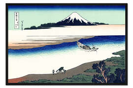 Gerahmter Kunstdruck Tama Fluss in der Provinz Musashi