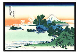 Gerahmter Kunstdruck Shichiri-Strand in der Provinz Sagami