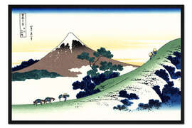 Gerahmter Kunstdruck Inume passieren die Provinz Kai