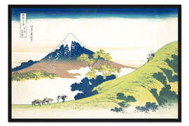 Gerahmter Kunstdruck Inume passieren die Provinz Kai