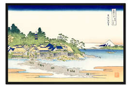 Gerahmter Kunstdruck Enoshima in der Provinz Sagami