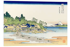 Foam board print enoshima in the sagami province