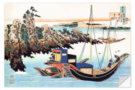 Självhäftande poster Japanese boats