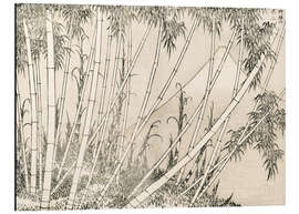 Magnettafel Bambus und der Berg Fuji
