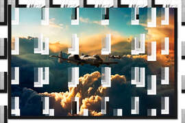 Gerahmter Kunstdruck The Hogs