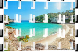 Magnettafel Mallorca, Cala Llombards