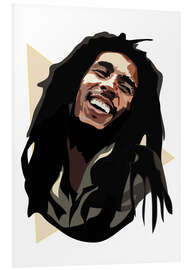 Foam board print Bob Marley