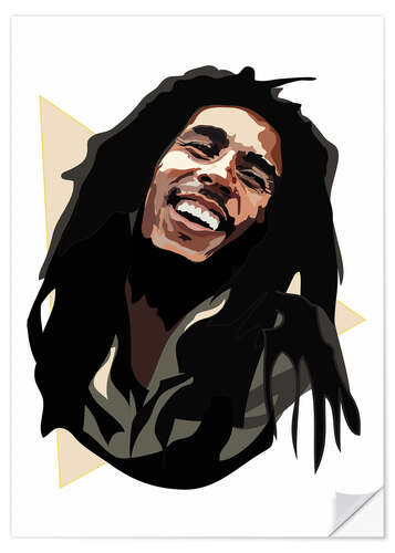 Wandsticker Bob Marley