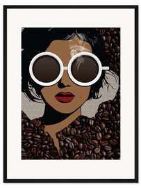 Gerahmter Kunstdruck Kaffee