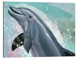 Aluminium print Bottlenose Dolphin 