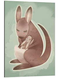 Magnettafel Mama und Baby Känguru