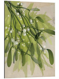 Tableau en aluminium Christmas Mistletoe