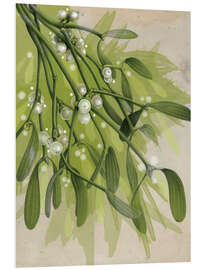 Foam board print Christmas Mistletoe