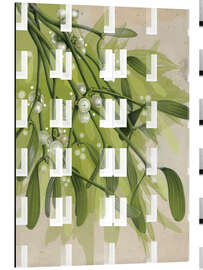 Magnettafel Weihnachtsmistel