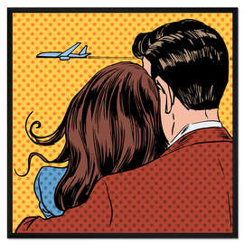 Gerahmter Kunstdruck Fernweh