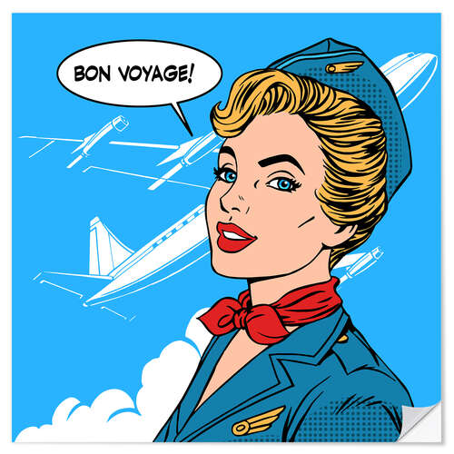 Wall sticker Bon Voyage