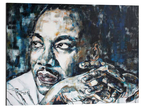 Tableau en aluminium Martin Luther King