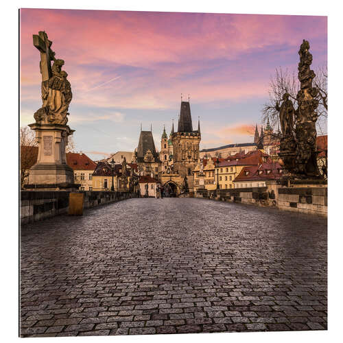 Gallery print Charles Bridge, Prague at sunrise