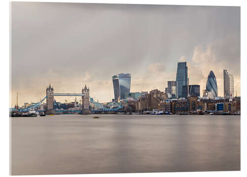 Stampa su vetro acrilico City of London Skyline