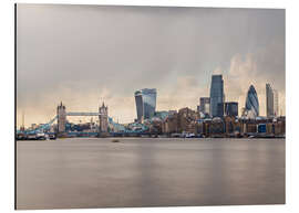 Quadro em alumínio City of London Skyline