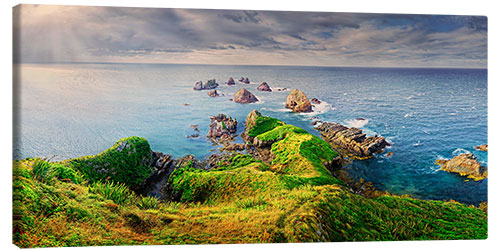 Canvas print New Zealand Nugget Point