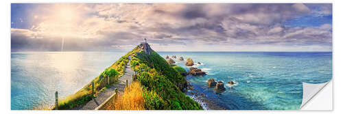 Sticker mural Nugget Point Panorama New Zealand