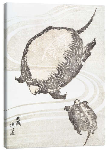 Canvas print Sayama-ga-ike Pond in Musashi Province