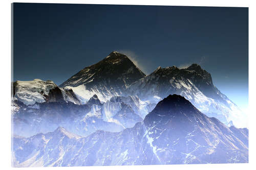 Acrylic print Everest summit