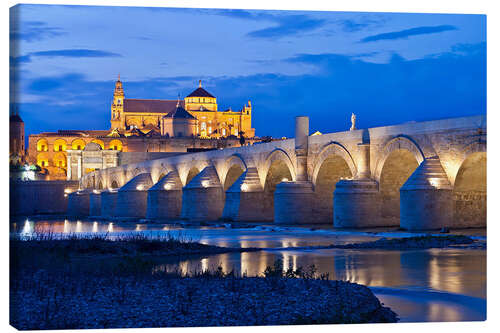 Leinwandbild Abendstimmung Cordoba